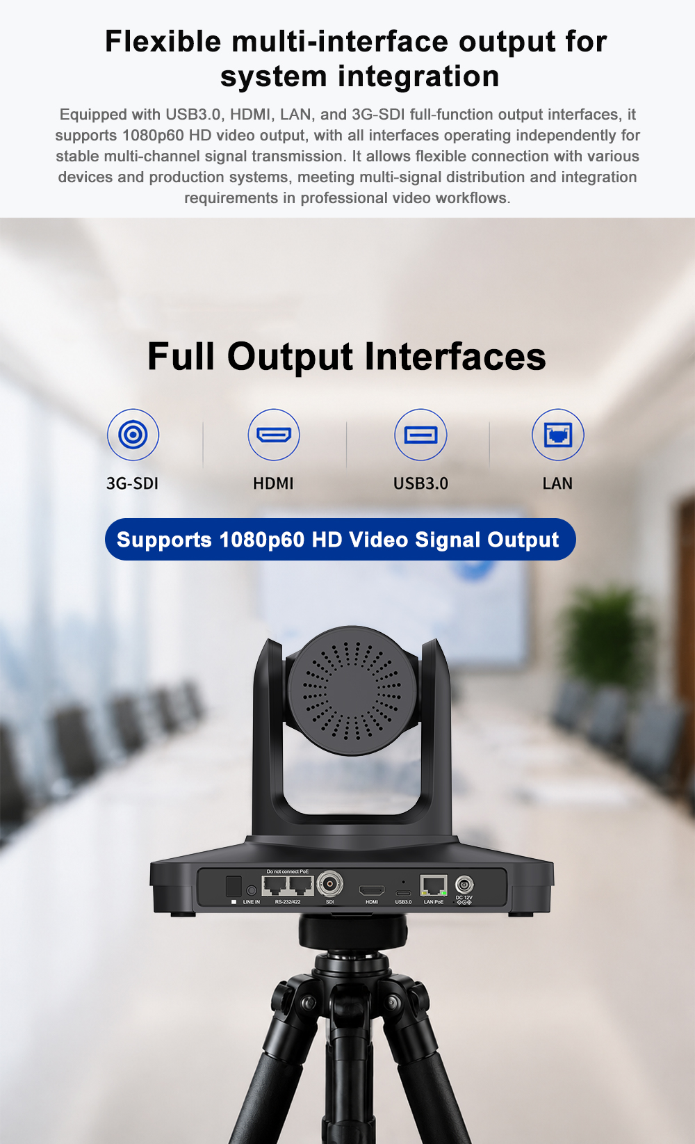 HD4320-12/20/30 1080p60 HD PTZ Camera -HDKATOV( former Shenzhen