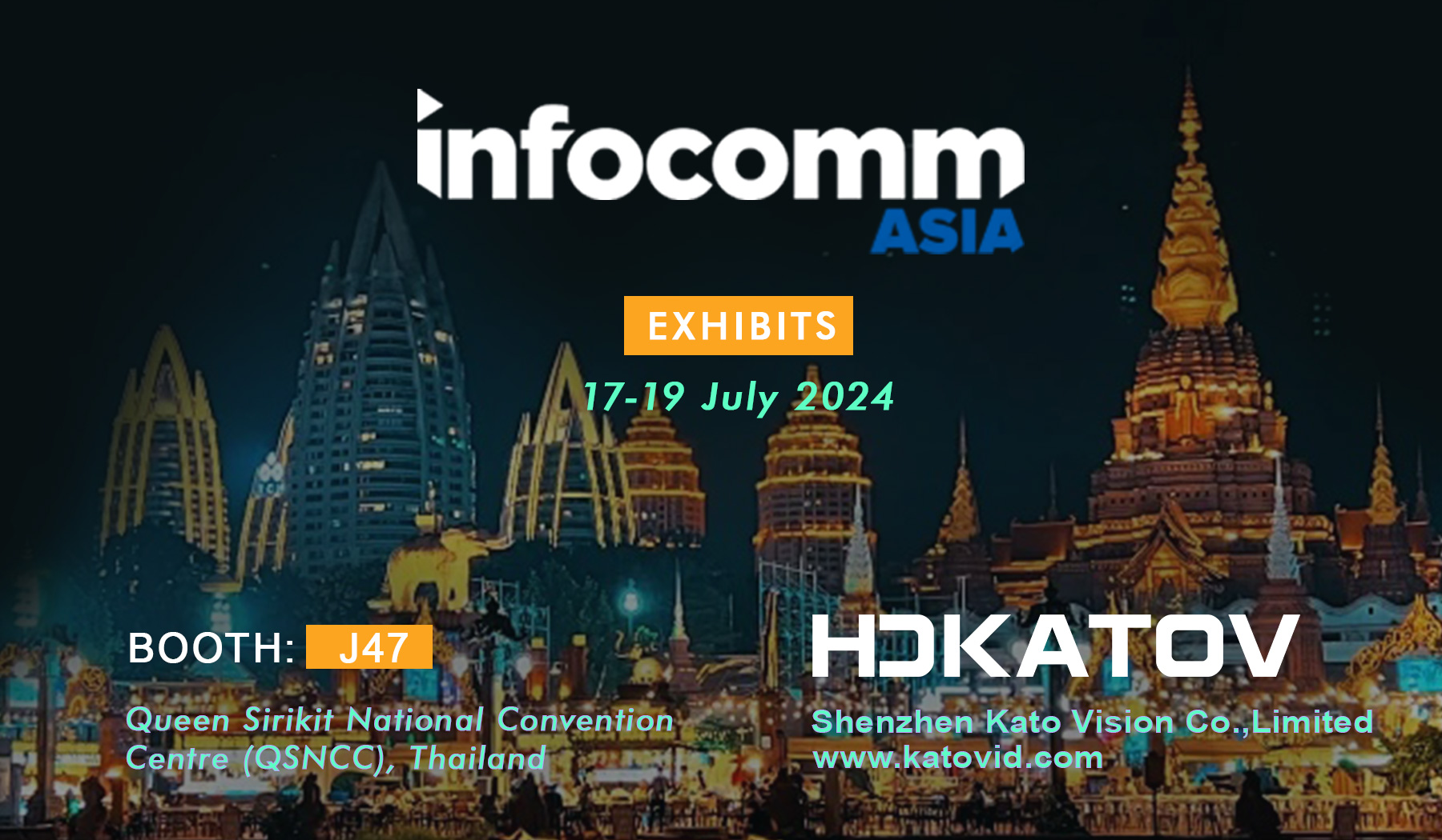 InfoComm 2024 comes to Thailand from July 17-19