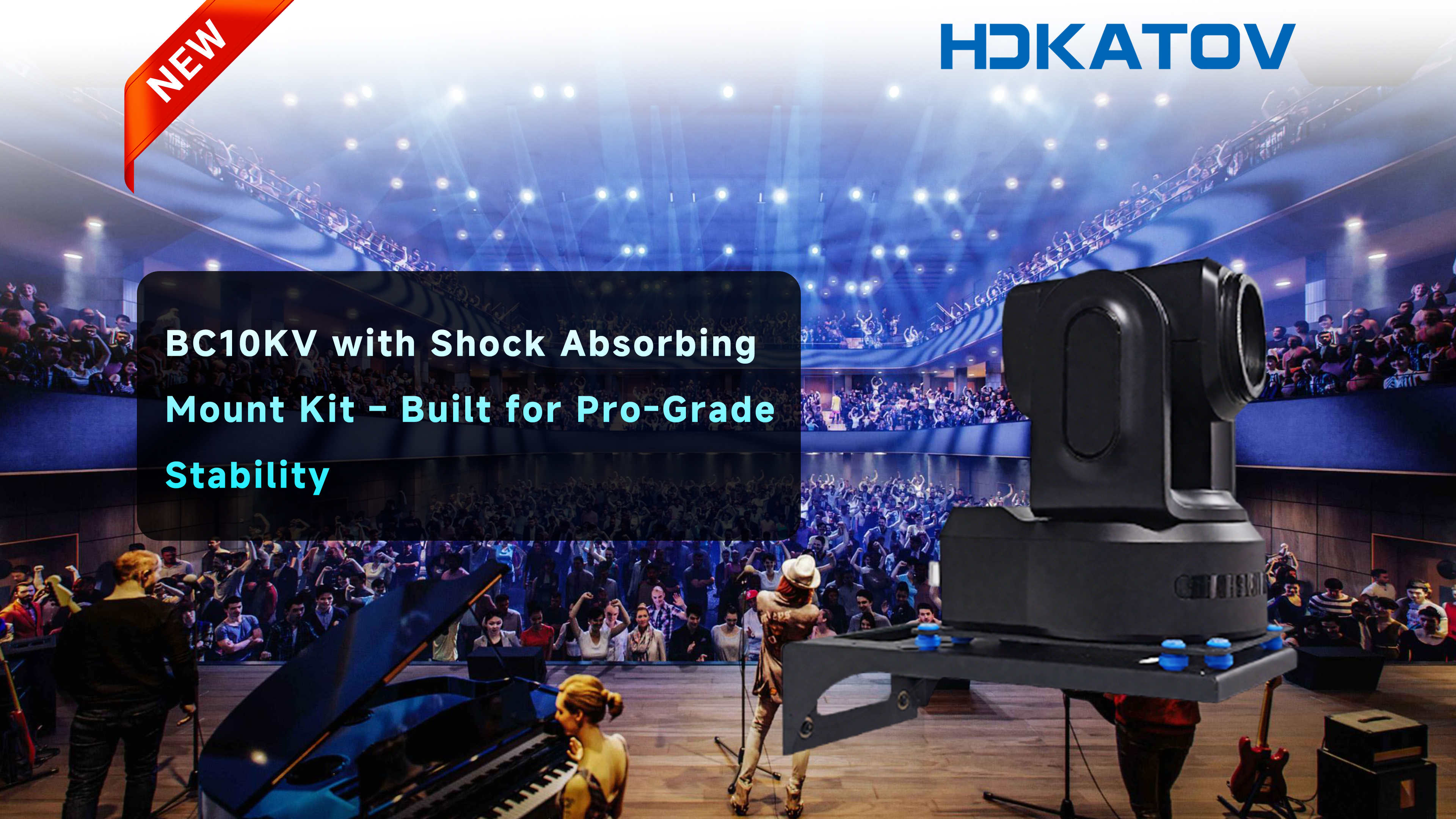 Enhance PTZ Camera Stability with BC10KV Shock Absorbers &am